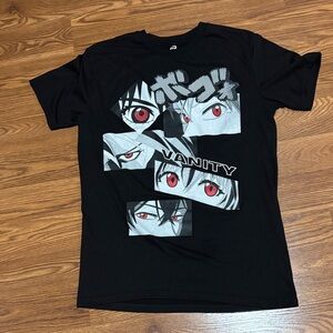 Vanity Black Anime Graphic Tee